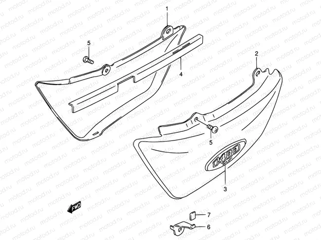 42 - FRAME COVER (MODEL K4)