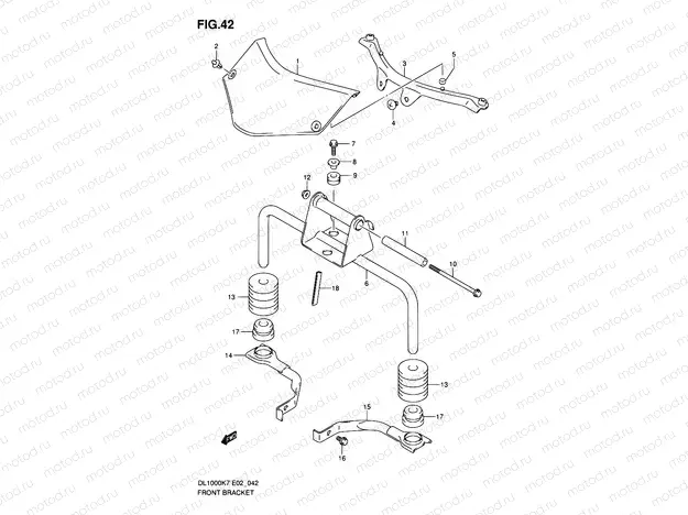 42 - FRONT BRACKET