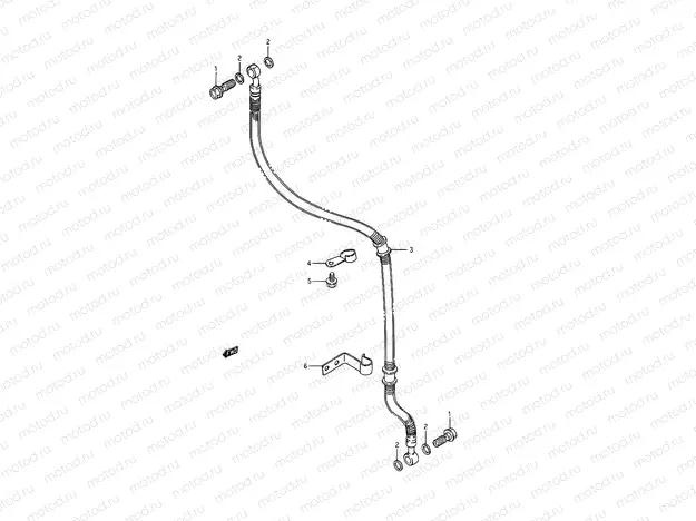 42 - FRONT BRAKE HOSE