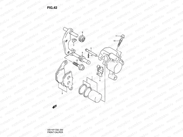 42 - FRONT CALIPER