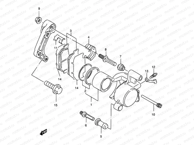 42 - FRONT CALIPER