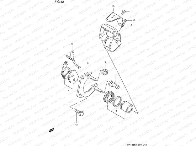 42 - FRONT CALIPER