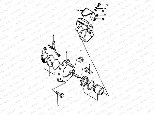 42 - FRONT CALIPERS (MODEL D)