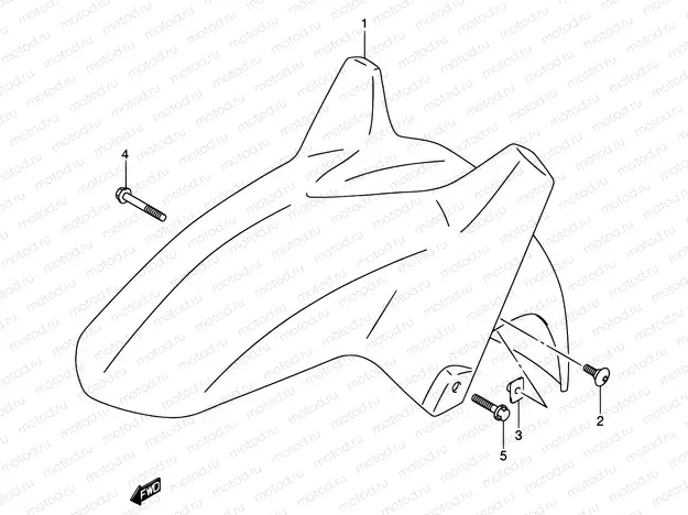 42 - FRONT FENDER