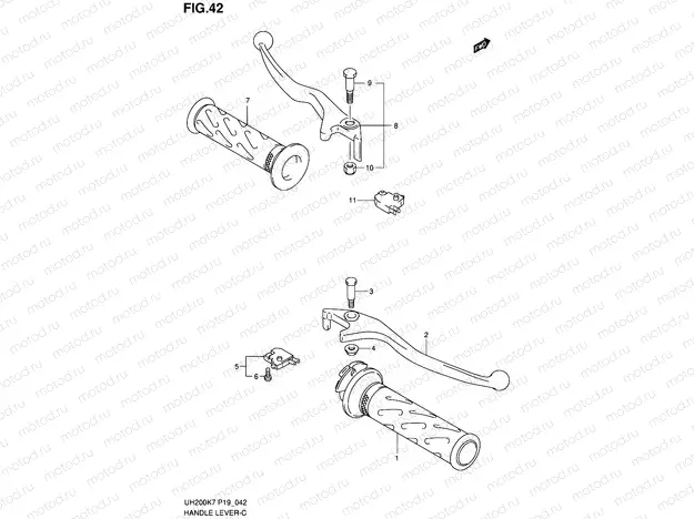 42 - HANDLE LEVER