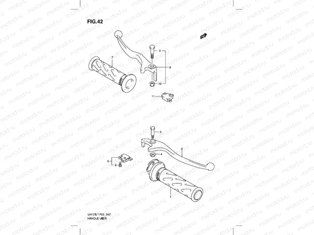 42 - HANDLE LEVER