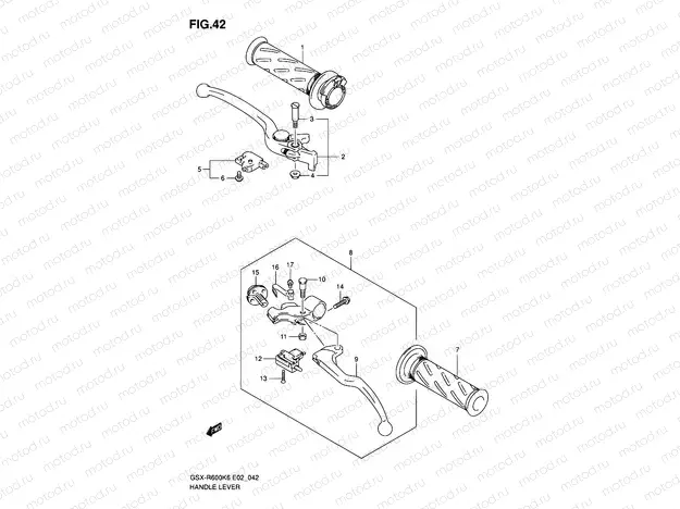 42 - HANDLE LEVER
