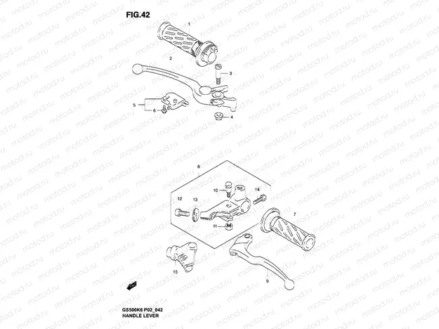 42 - HANDLE LEVER