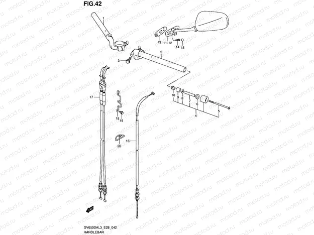 42 - HANDLEBAR