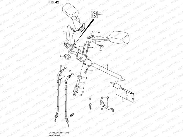 42 - HANDLEBAR