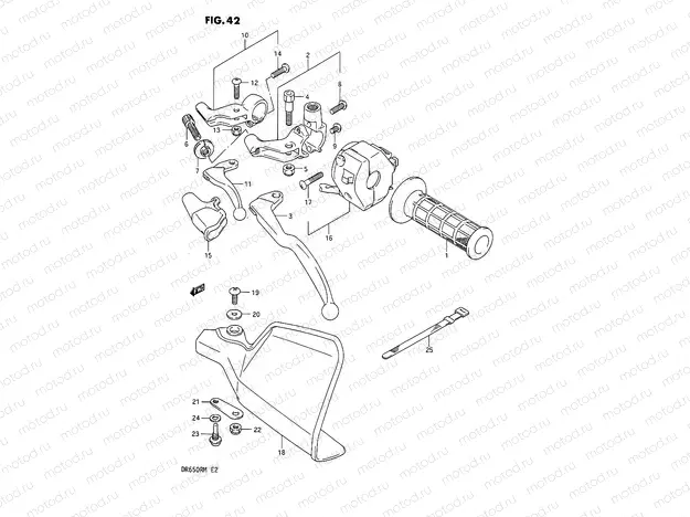42 - LEFT HANDLE SWITCH