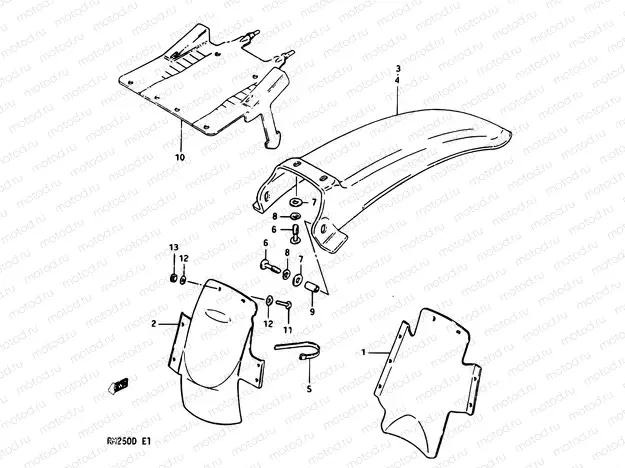 42 - REAR FENDER