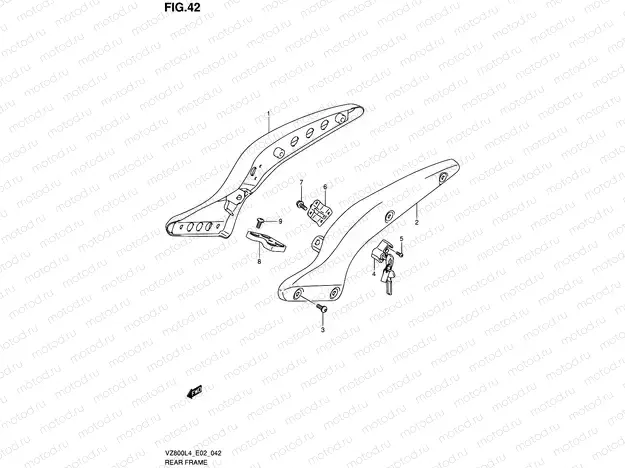 42 - REAR FRAME