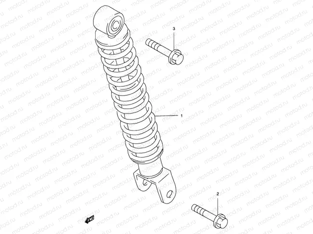 42 - REAR SHOCK ABSORBER