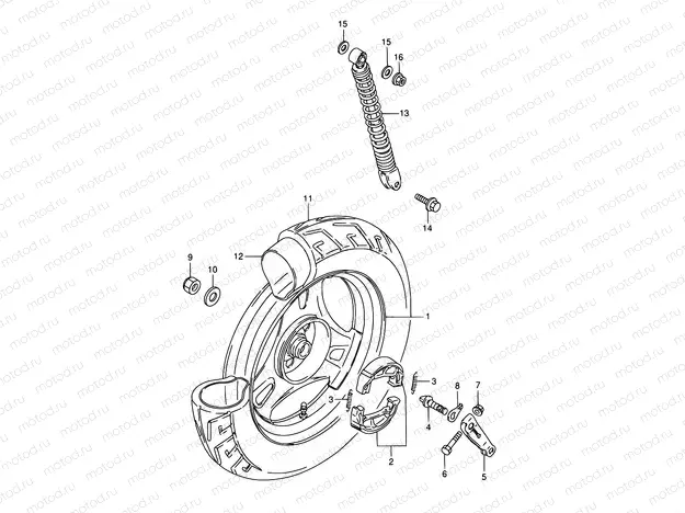 42 - REAR WHEEL