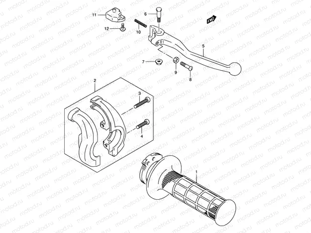 42 - RIGHT HANDLE LEVER