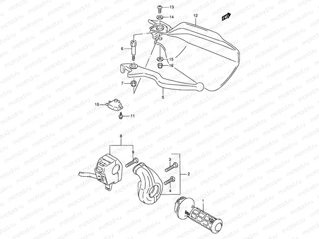 42 - RIGHT HANDLE SWITCH