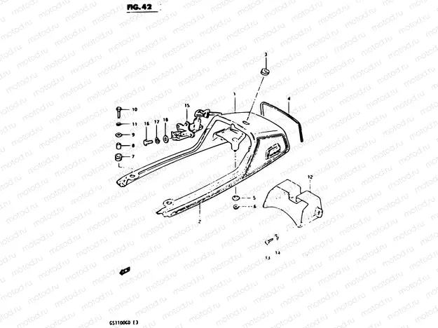 42 - TAIL COVER (MODEL Z)
