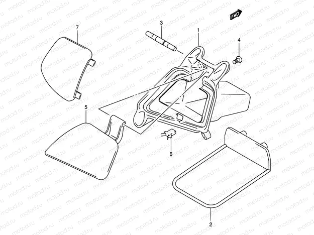 42 - UPPER BOX (MODEL X/Y)