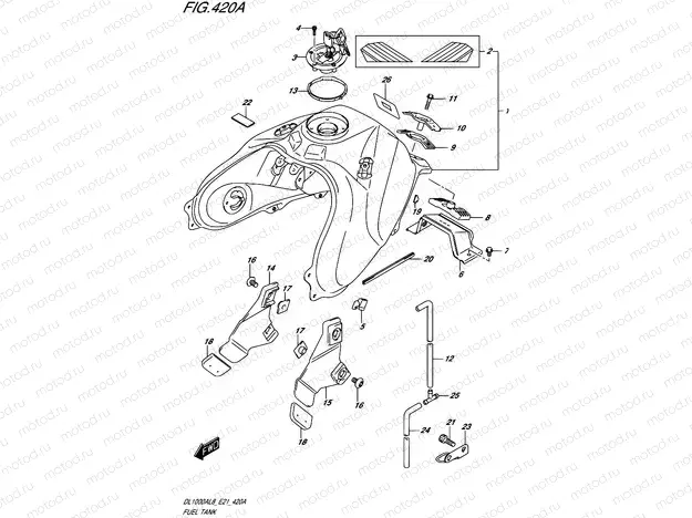 420A - FUEL TANK (DL1000AL8 E21) (FOR YU1)