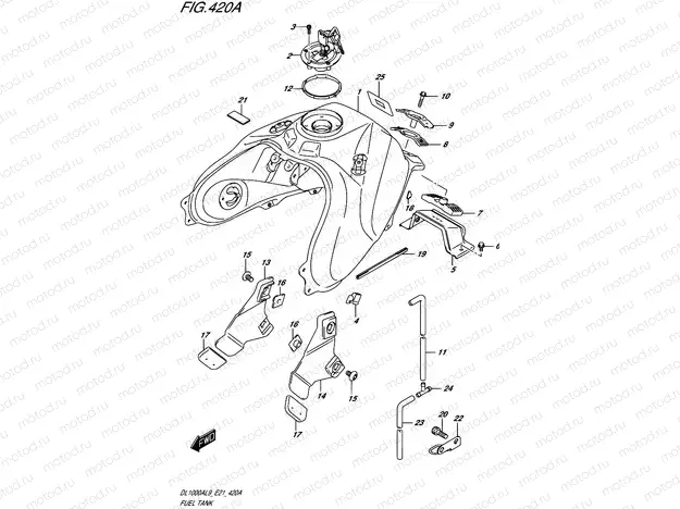 420A - FUEL TANK (DL1000XAL9 E21)