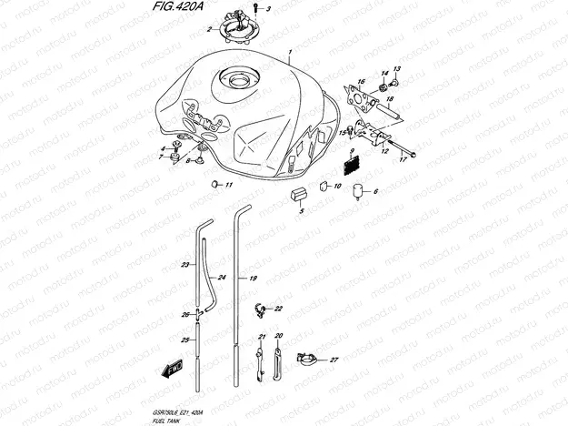 420A - FUEL TANK (FOR YKV,AJX)