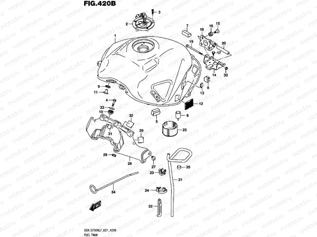 420B - FUEL TANK (YKV)