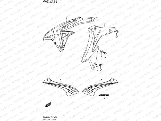 423A - FUEL TANK COVER
