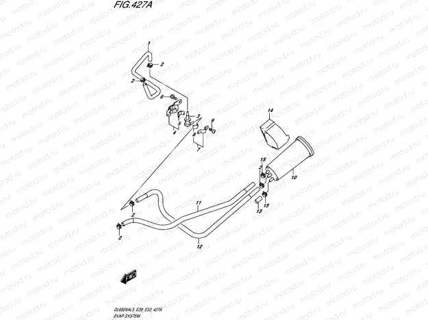 427A - EVAP SYSTEM (DL650XAL5 E33)
