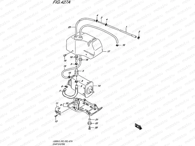 427A - EVAP SYSTEM (LS650L5 E33)