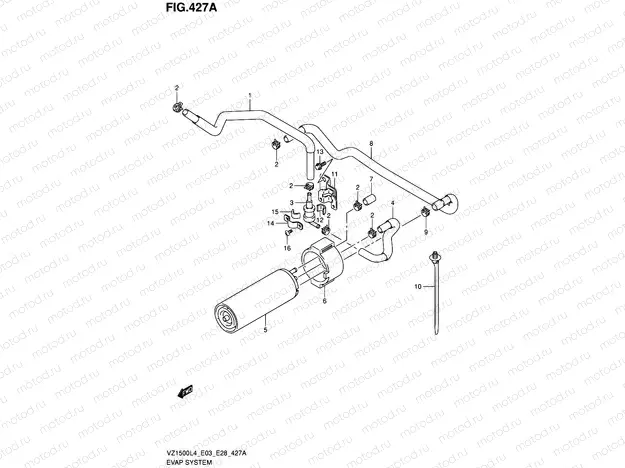 427A - EVAP SYSTEM (VZ1500L4 E33)
