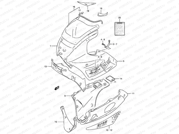42A - COWLING (MODEL N)