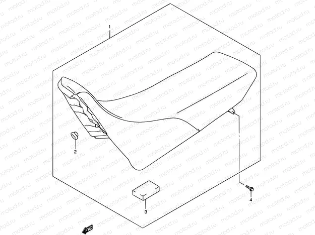42A - SEAT (MODEL K2/K3/K4)