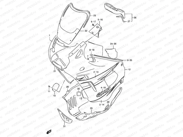 43 - COWLING BODY