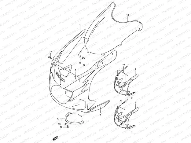 43 - COWLING BODY (MODEL T)