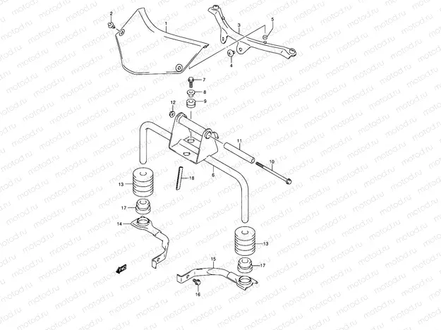 43 - FRONT BRACKET