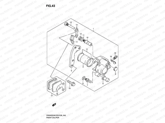 43 - FRONT CALIPER