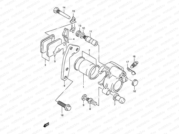 43 - FRONT CALIPER