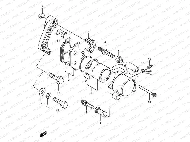 43 - FRONT CALIPER
