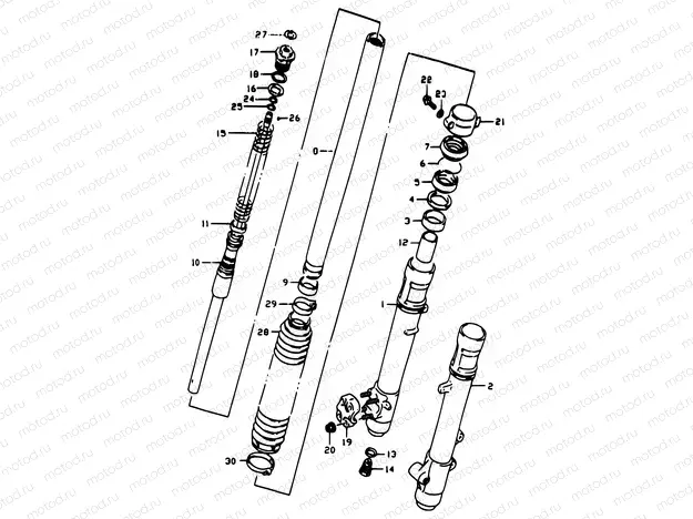 43 - FRONT DAMPER