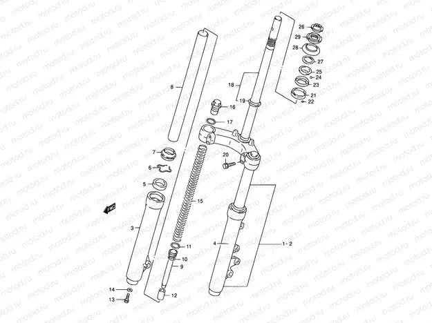 43 - FRONT FORK