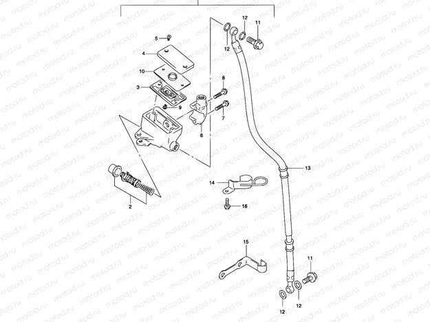 43 - FRONT MASTER CYLINDER