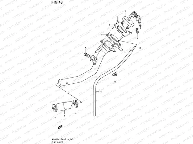 43 - FUEL INLET