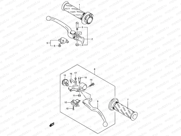 43 - HANDLE LEVER