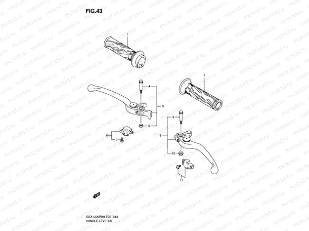 43 - HANDLE LEVER