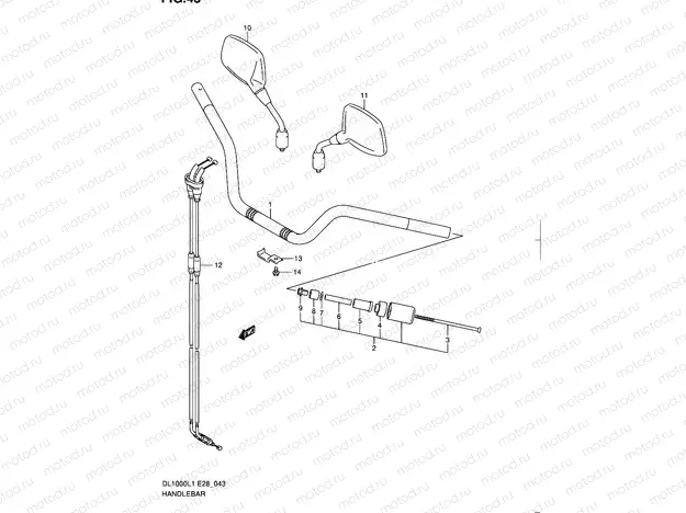 43 - HANDLEBAR