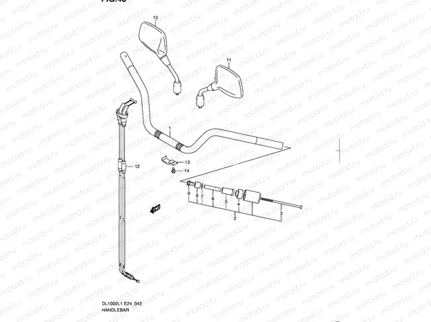 43 - HANDLEBAR