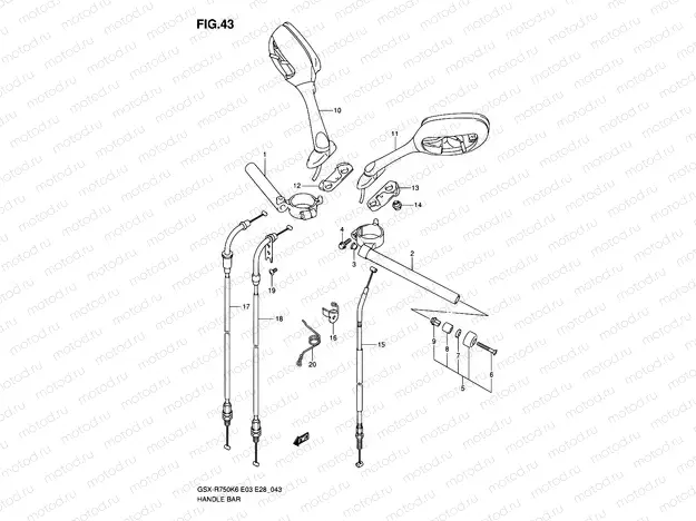 43 - HANDLEBAR