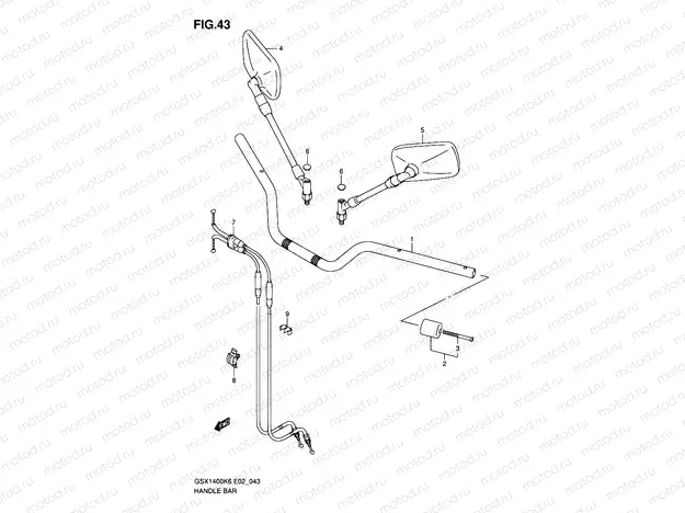 43 - HANDLEBAR