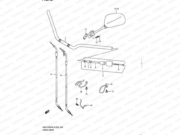 43 - HANDLEBAR